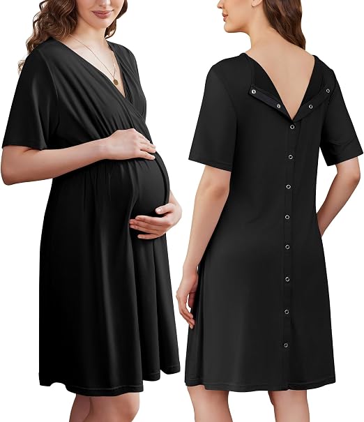 Maternity Labor & Nursing Gown