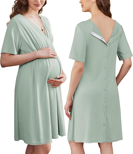 Maternity Labor & Nursing Gown