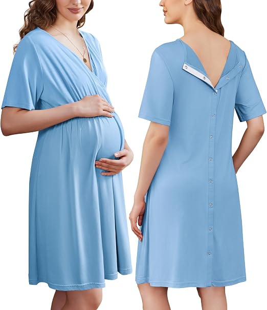 Maternity Labor & Nursing Gown