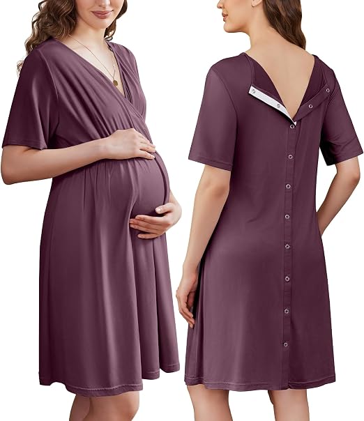 Maternity Labor & Nursing Gown