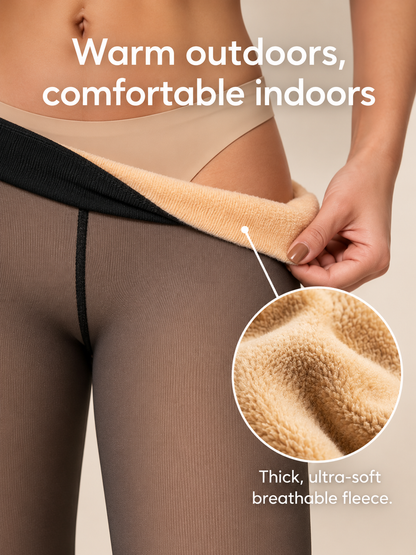 SheerSculpt Fleece-Lined Leggings